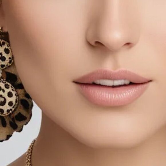 Leopard Print Jewelry Set, Sexy Leopard Necklace & Earrings - Picture 5 of 5